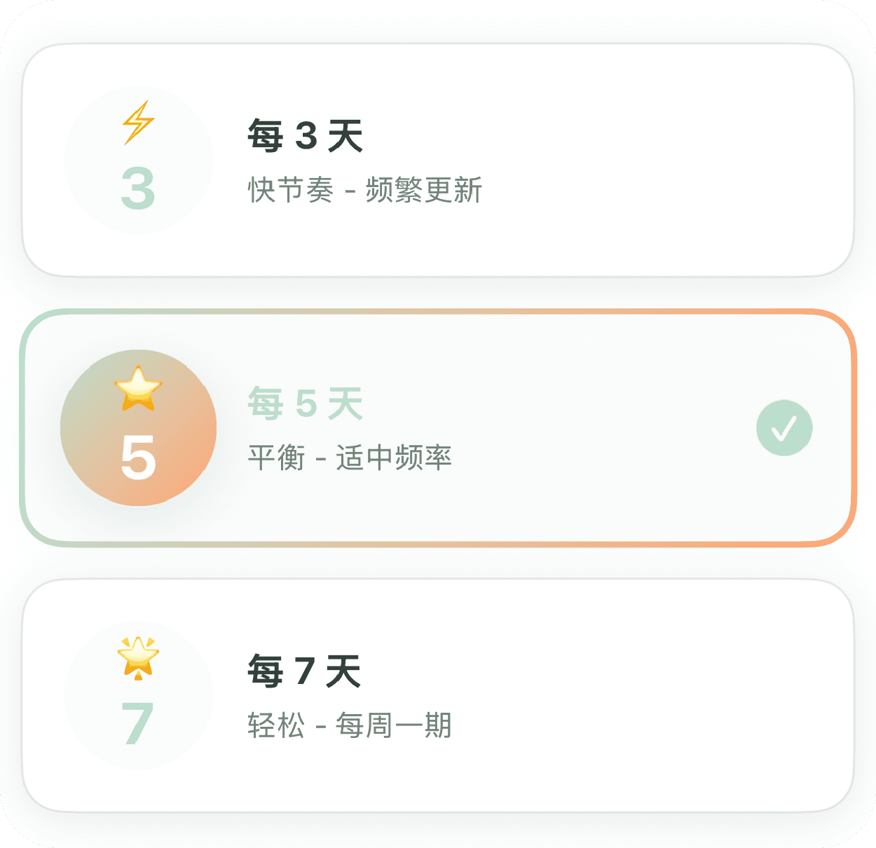 自定义阅读节奏